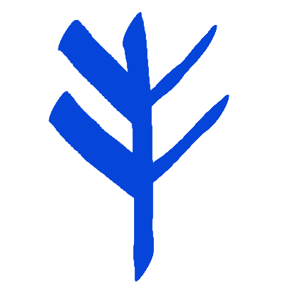 Custom image of a Double Feoh rune